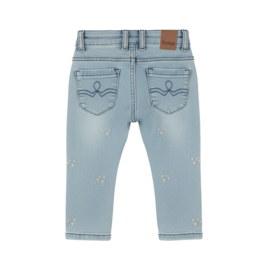 SPIJKERBROEK TAPERED, ROSY DOTS