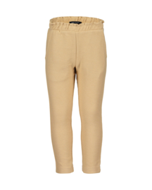 BROEK PAPERBAG BEIGE, FLOWER