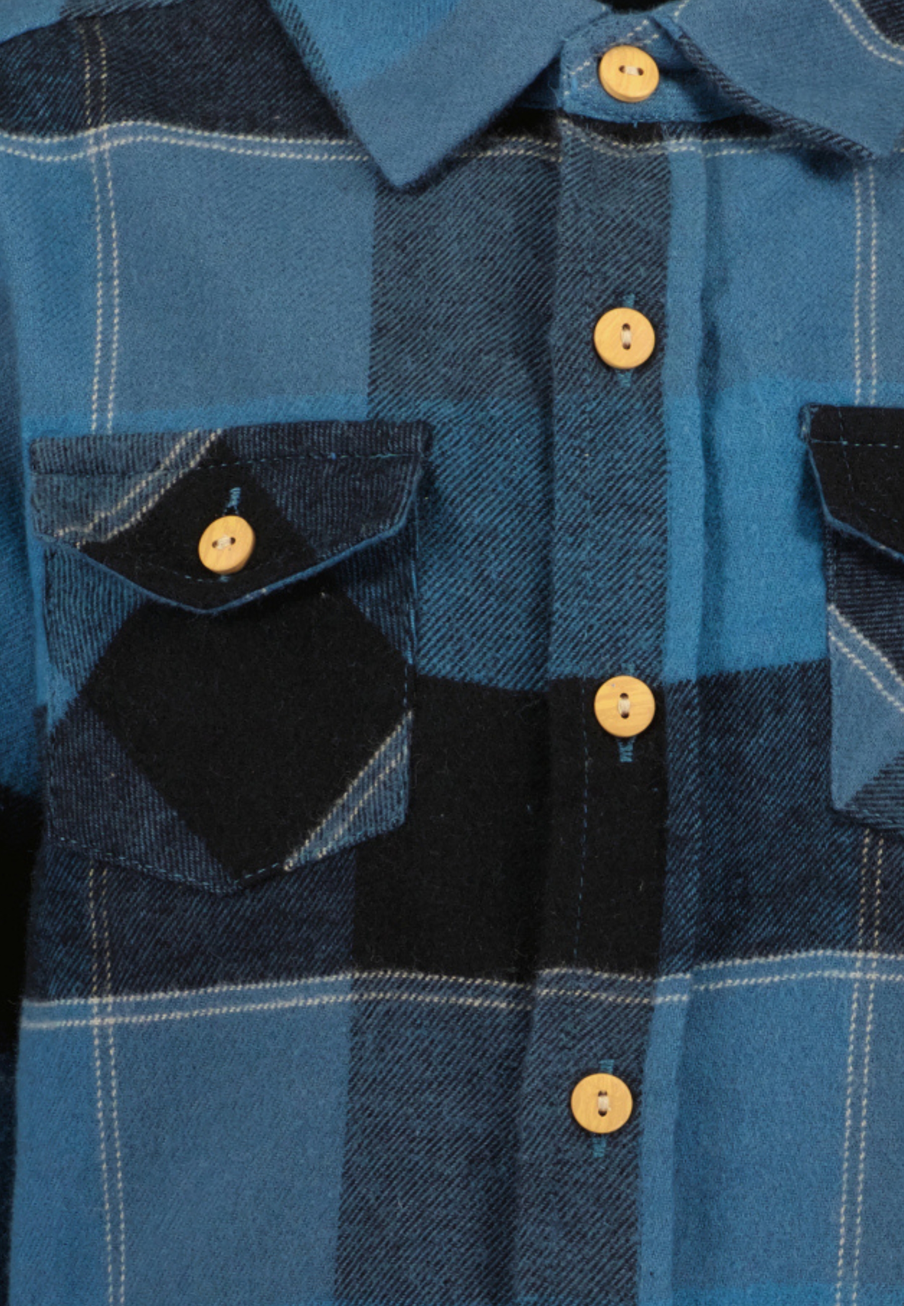 BLOUSE ICELAND, OCEAANBLAUW