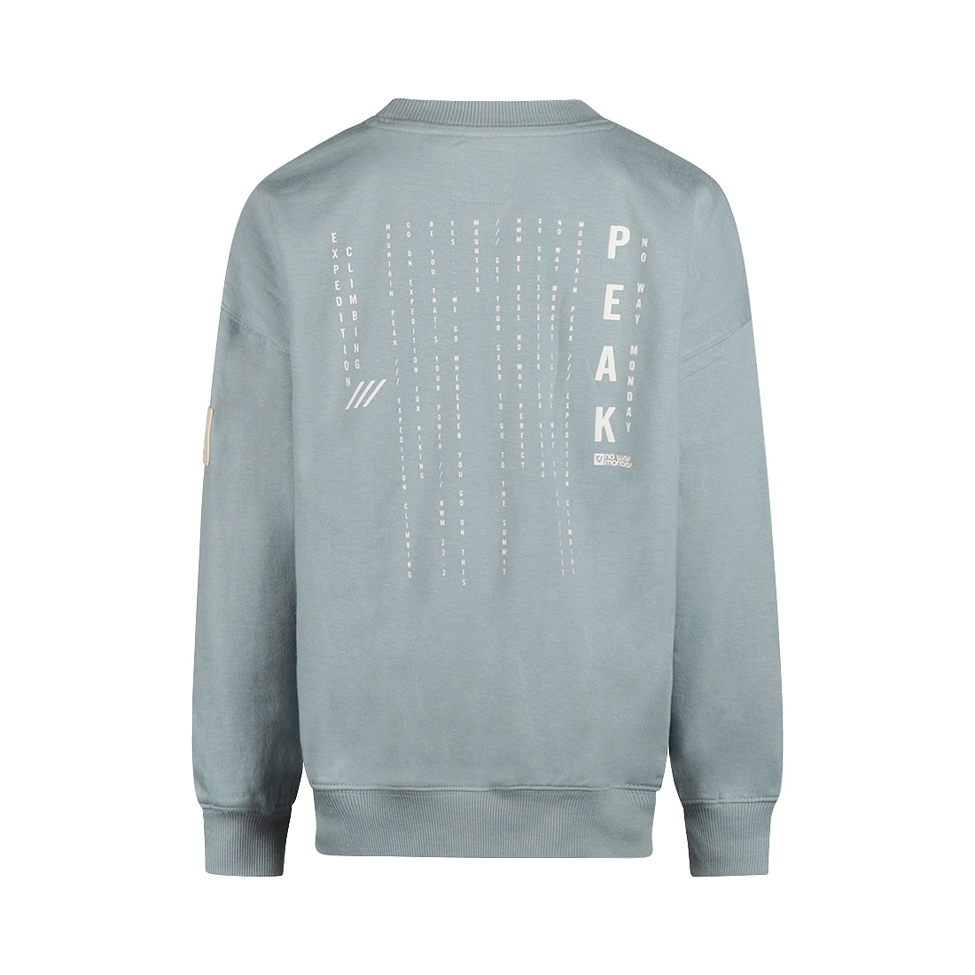 SWEATER LOOSE FIT, BLAUW