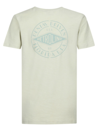 SHIRT MET PETROL LOGO & BACK PRINT, SALIE GROEN