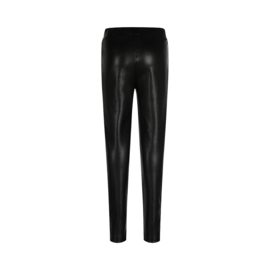 TREGGING LEDERLOOK, ZWART