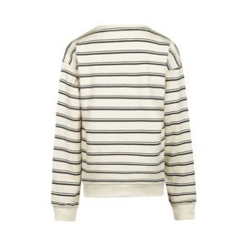 GESTREEPTE SWEATER SYDNEY, OFF-WHITE