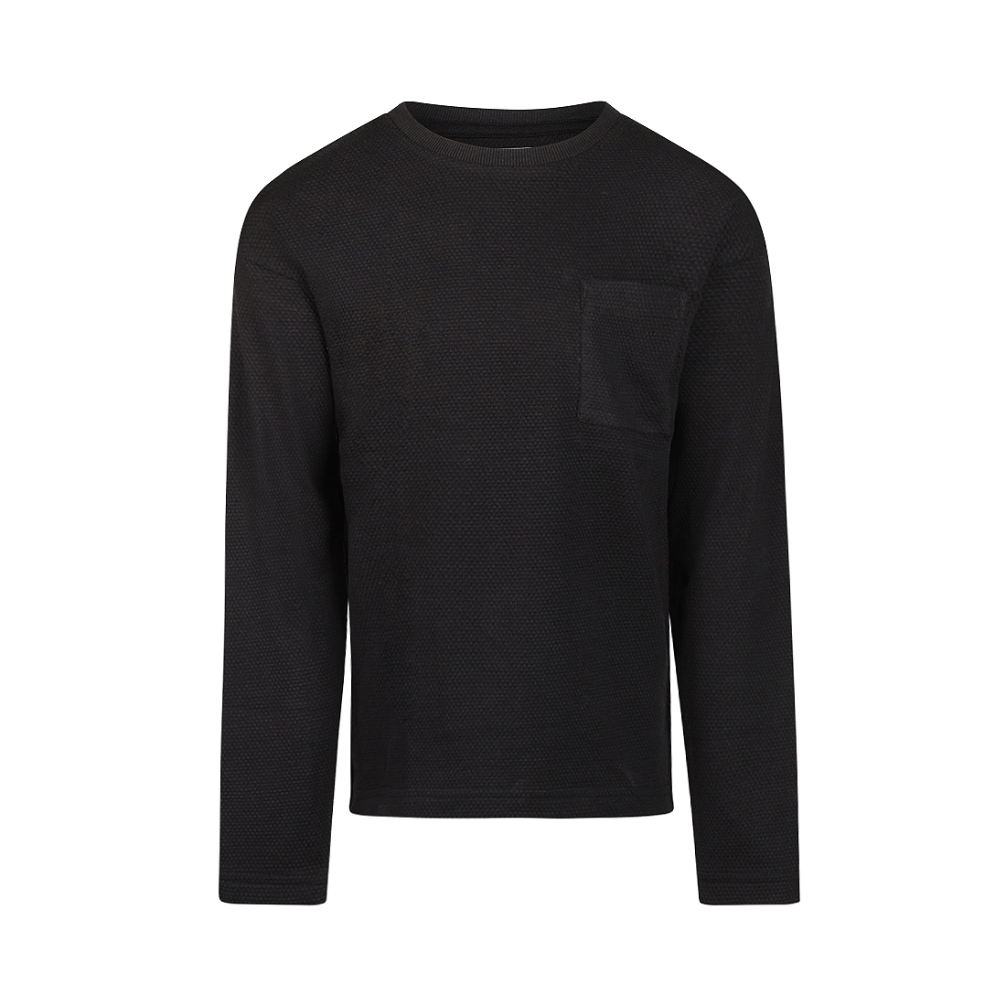 LONGSLEEVE LOOSE FIT, ZWART