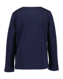 LONGSLEEVE DONKERBLAUW, BALLERINA