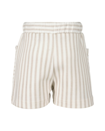 KORT BROEKJE BEIGE GESTREEPT, MERMAID