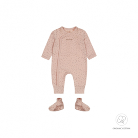 BABYPAKJE & SLOFJES, POEDER ROZE