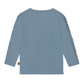 LONGSLEEVE BLAUW, SMILE