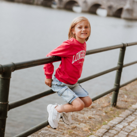 KORTE CARGO SPIJKERBROEK, JEANS BLAUW