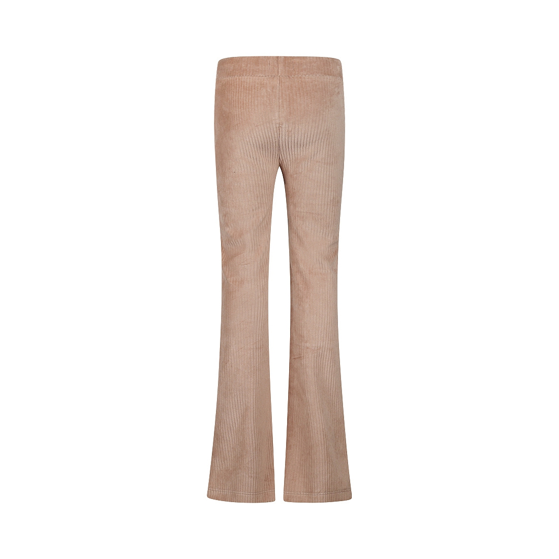 FLARED RIB BROEK, ZAND