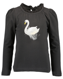 LONGSLEEVE SWAN, ANTRACIET