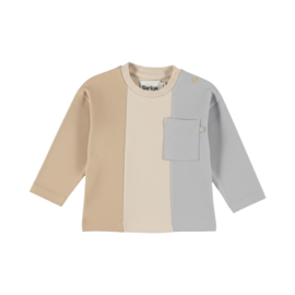 LONGSLEEVE GESTREEPT ZAND