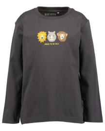 LONGSLEEVE ANTRACIET, SAFARI