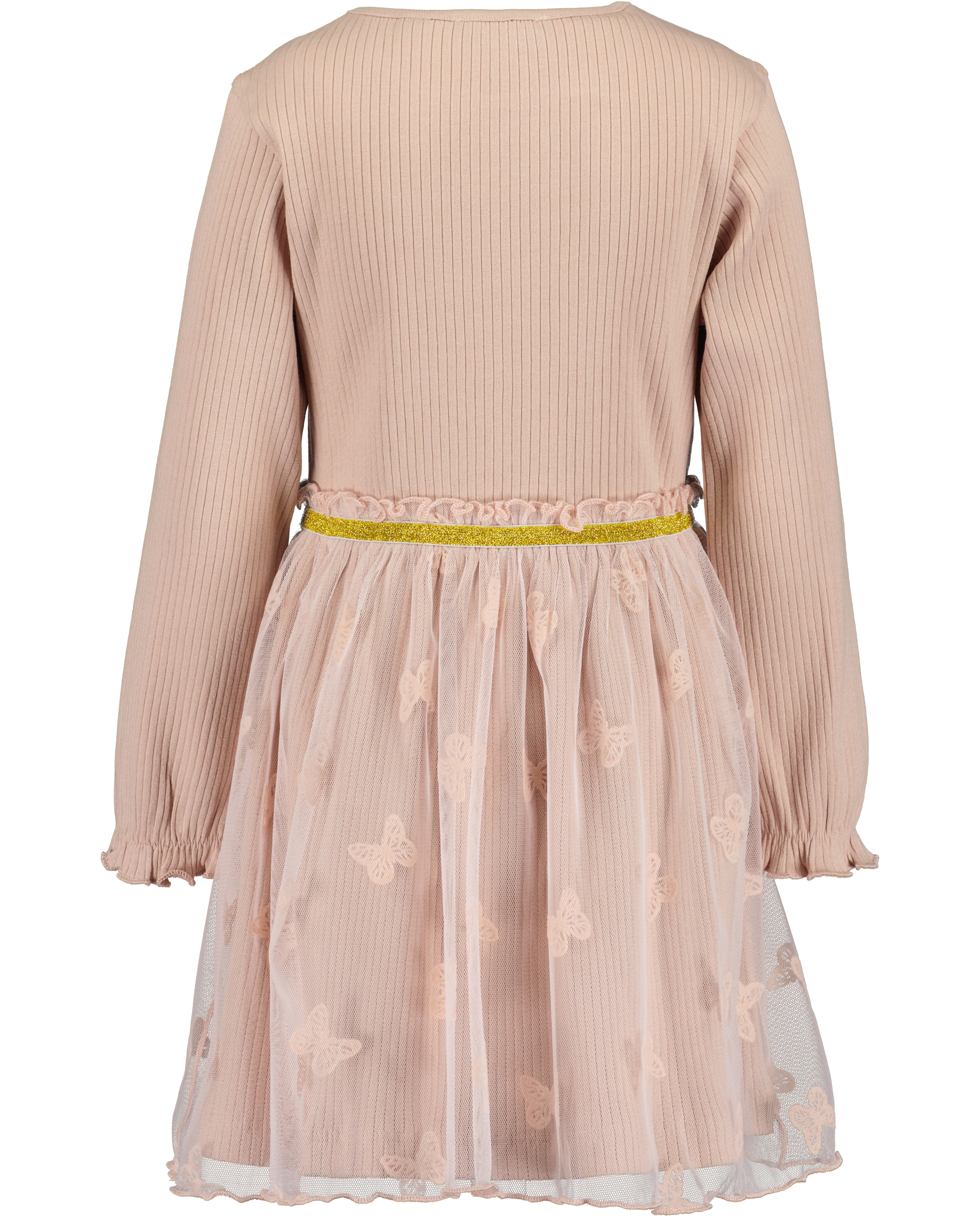 JURK MET TULE ROK SWAN, POEDERROZE