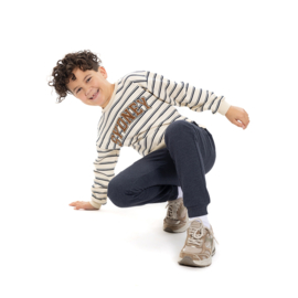 JOGGINGBROEK, DONKER BLAUW