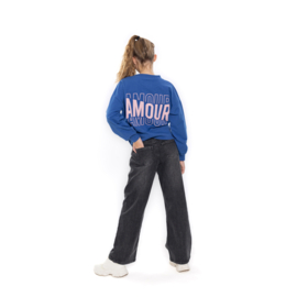 SWEATER AMOUR, HEMELS BLAUW