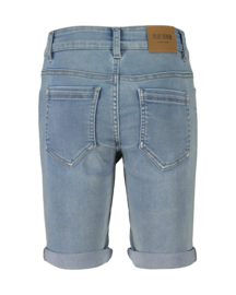 KORTE SPIJKERBROEK, JEANS BLAUW
