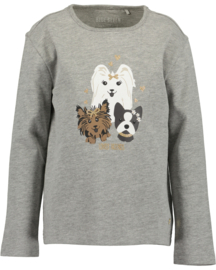LONGSLEEVE GRIJS, DOGS