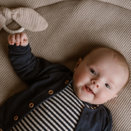 3-DELIGE BABYSET, DONKER BLAUW