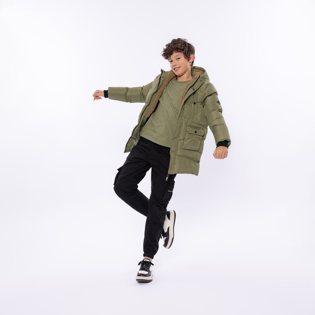 JOGGINGBROEK CARGO, ZWART