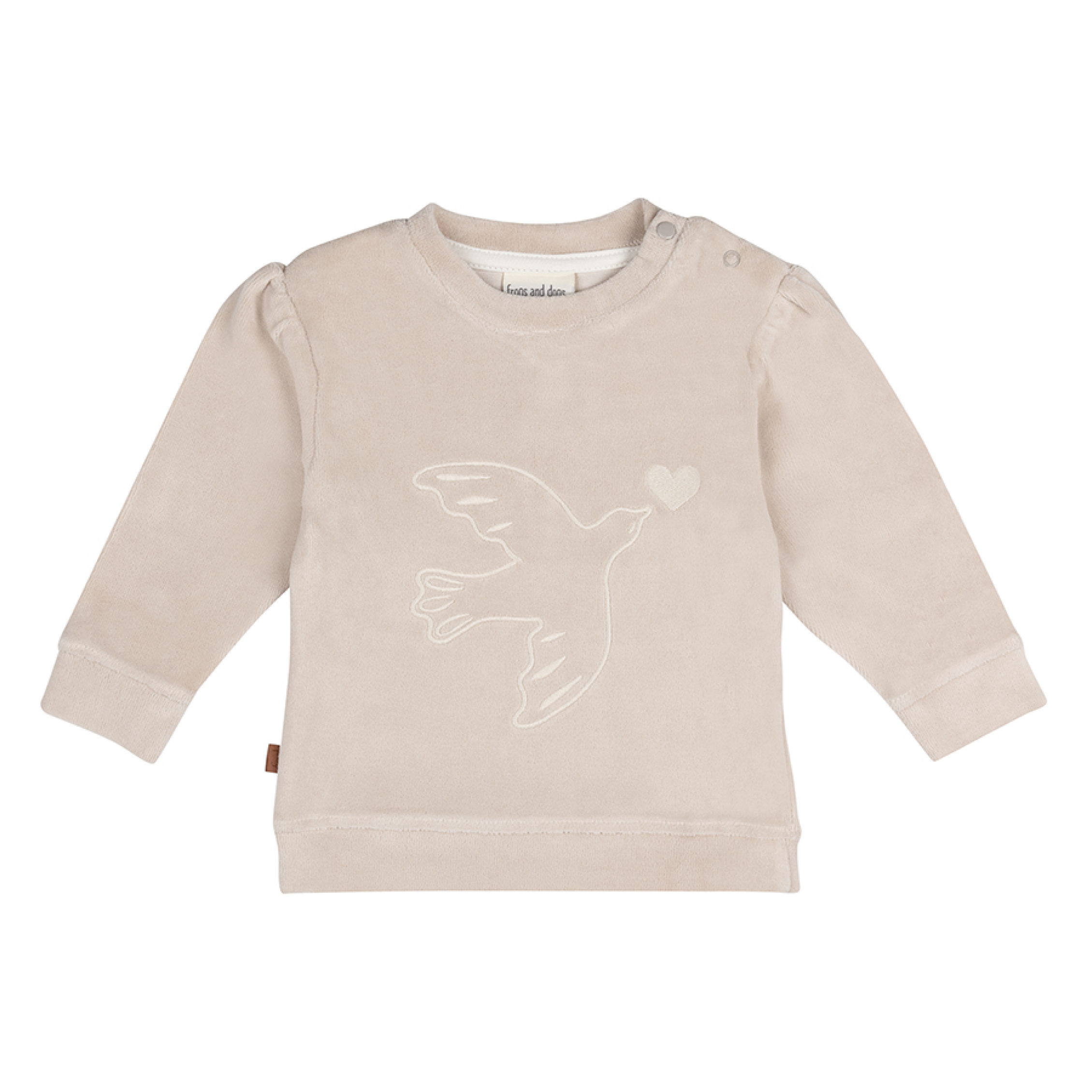SWEATER VELVET BEIGE, FOLLOW YOUR HEART