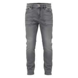 SPIJKERBROEK TAPERED FIT, GRIJS