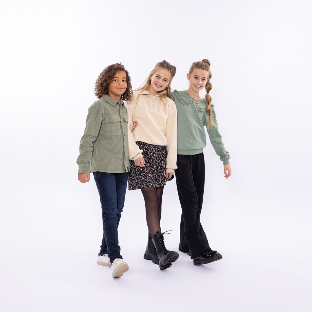 BLOUSE, GRIJSGROEN