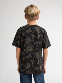 SHIRT ALL-OVER PRINT, ZWART