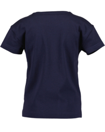SHIRT BLAUW MET PRINT, OCEAN
