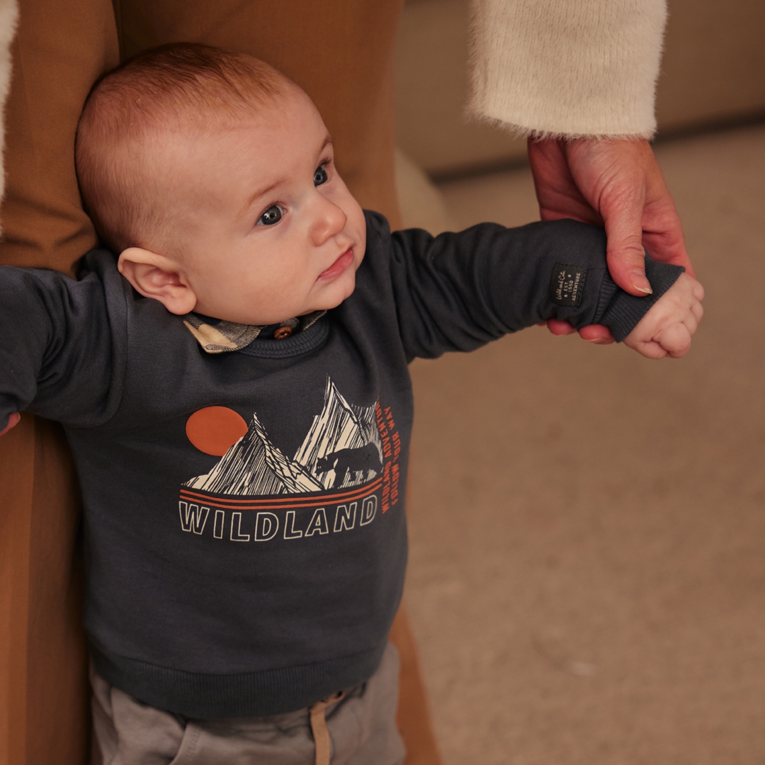 SWEATER WILDLAND, NAVY