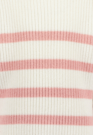 GESTREEPTE TRUI KNITWEAR, SOFT FLOWER