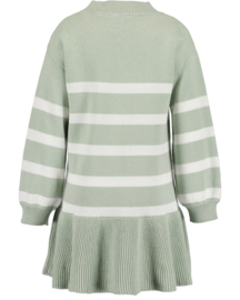 GESTREEPTE JURK KNITWEAR, SOFT FLOWER