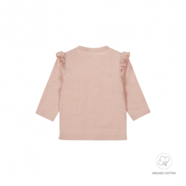 LONGSLEEVE LOVED, POEDER ROZE