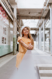 KORTE JUMPSUIT, PERZIK