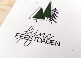 Kerstkaart - Fijne Feestdagen