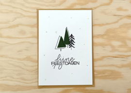 Kerstkaart - Fijne Feestdagen