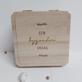 Houten kistje  - Wil jij mijn Meter zijn?
