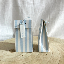 Doopsuikerset Maurice - babyblauw geboortethema met bootje (60st)