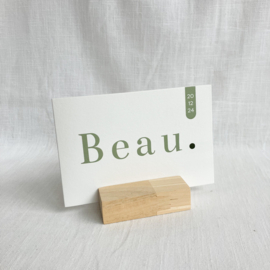 DIY doopsuikerpakket Beau - Frisgroen (50st)