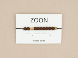 morse code armband ZOON