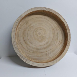 rond houten dienblad