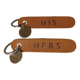 Set sleutelhangers HIS en HERS