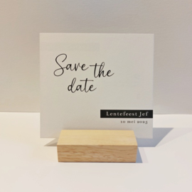 10 Strakke 'Save the Date' lentefeest uitnodigingen - type Jef