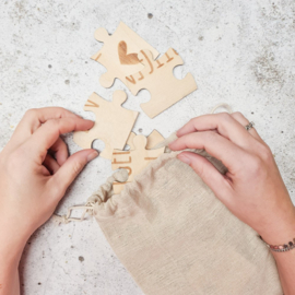 Zwangerschapsaankondiging houten puzzel | Hoera! Je wordt opa!