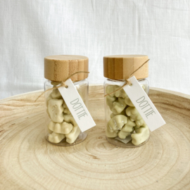 Doopsuikerset Dottie – fris lila & groen met zeeschildpad (30st)