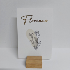 Florence met bloemen