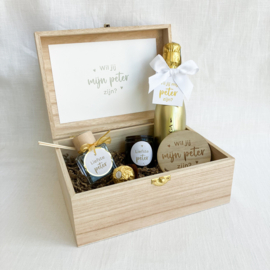 Houten kistje Bottega Gold - vraag meter of peter