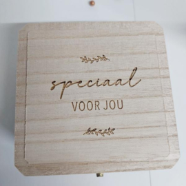 Houten kistje  - Wil jij mijn Meter zijn?