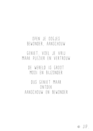 'Open je oogjes'