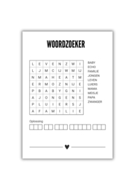 A6 ANSICHTKAART • WOORDZOEKER • METER